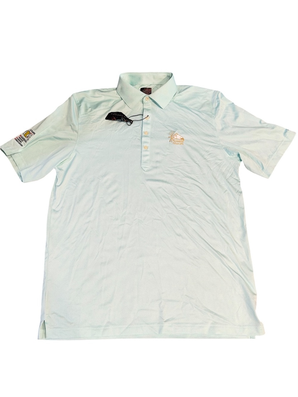 Greg Norman Collection Mint Green Men's Performance Polo